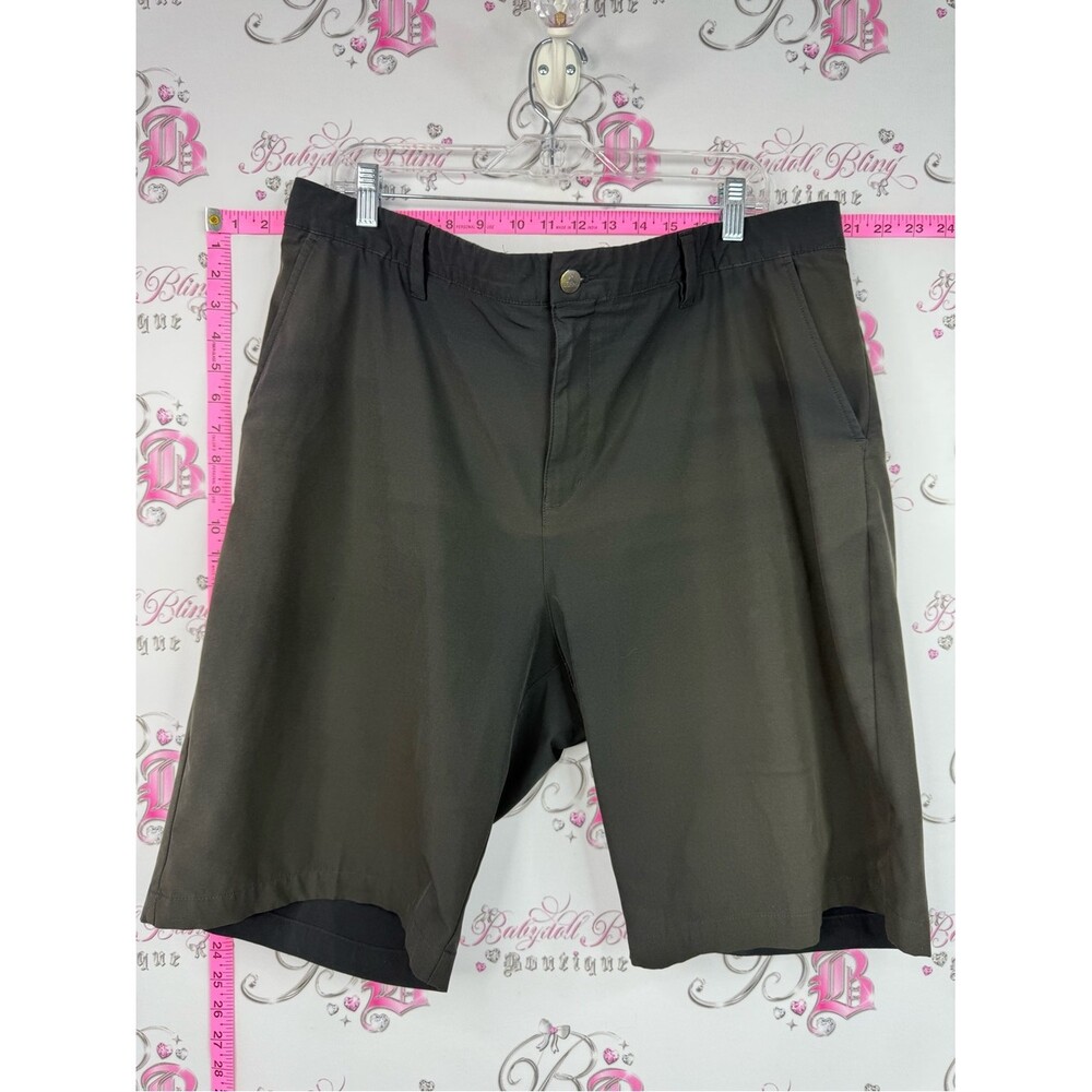 adidas ombré shorts green Men's Black Athletic Shorts with Subtle Gray Trim